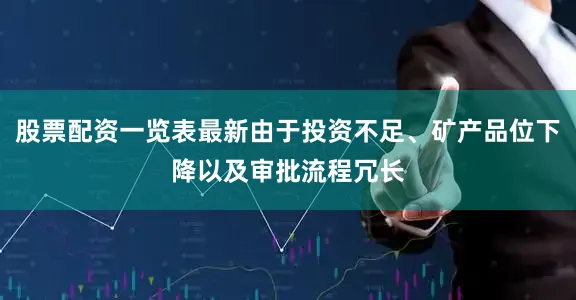 股票配资一览表最新由于投资不足、矿产品位下降以及审批流程冗长