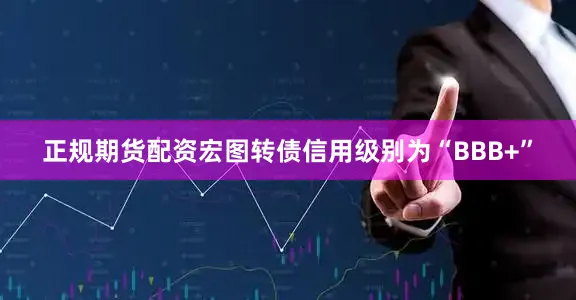 正规期货配资宏图转债信用级别为“BBB+”